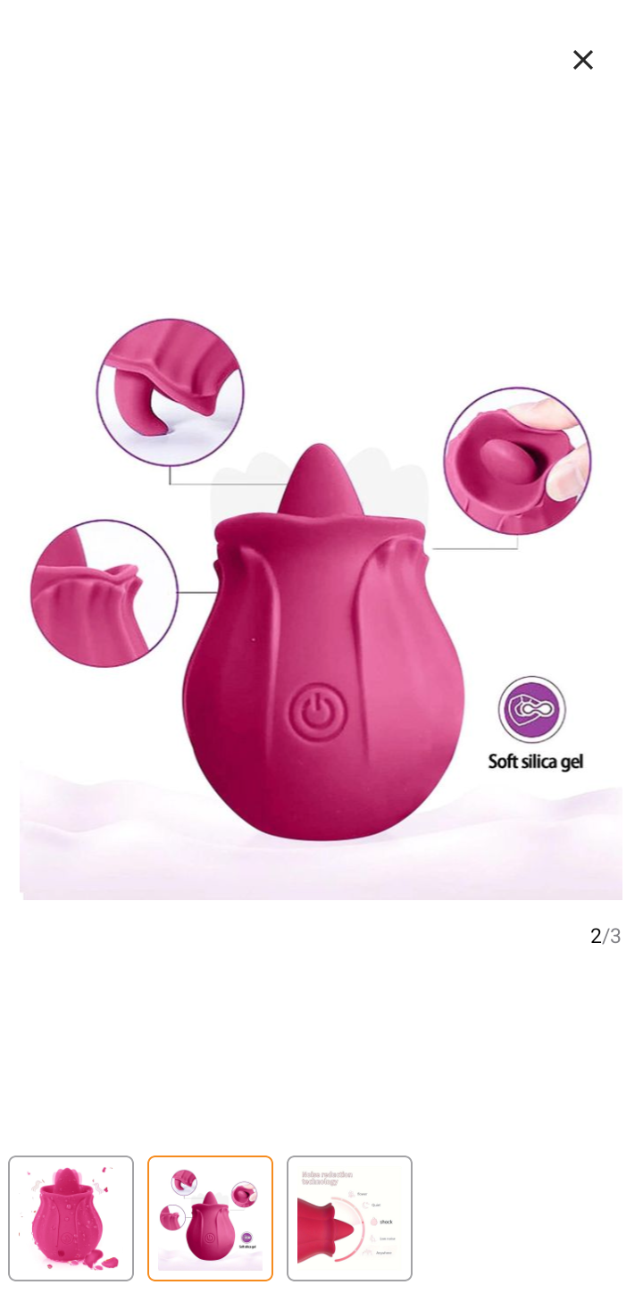 Pussy Cat Rose Licking Vibrator
